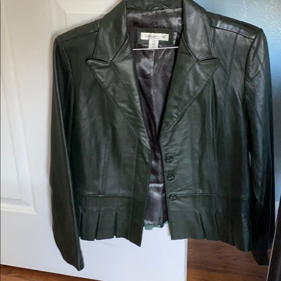 Coldwater Creek Jackets & Blazers - Coldwater Creek Leather lined jacket
